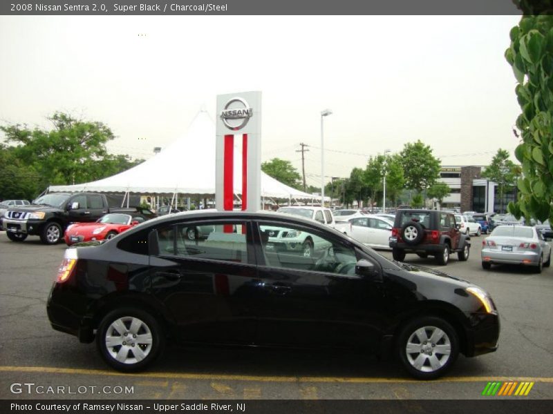 Super Black / Charcoal/Steel 2008 Nissan Sentra 2.0