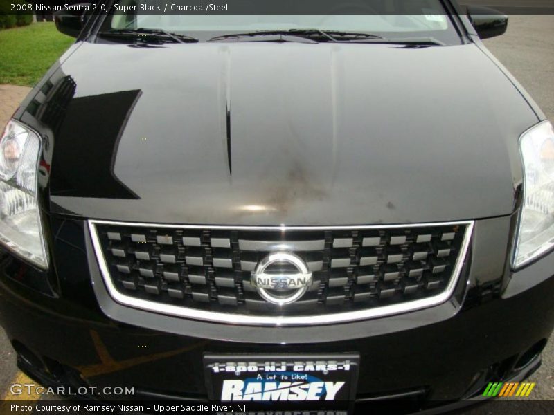 Super Black / Charcoal/Steel 2008 Nissan Sentra 2.0