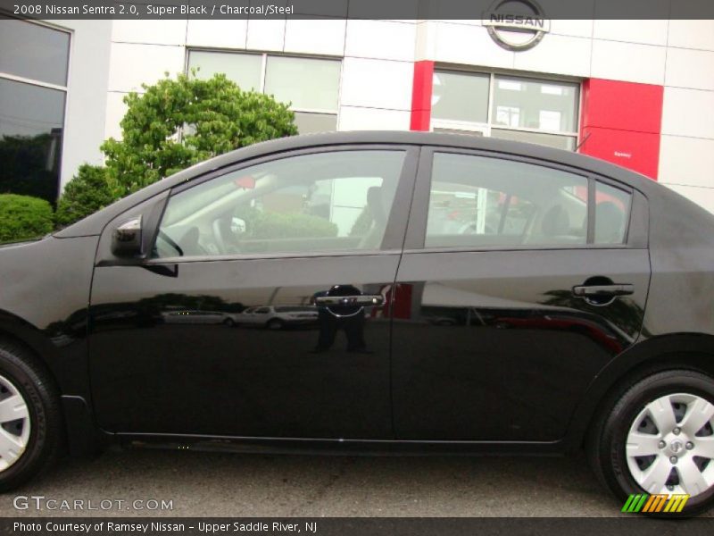Super Black / Charcoal/Steel 2008 Nissan Sentra 2.0