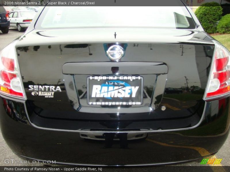 Super Black / Charcoal/Steel 2008 Nissan Sentra 2.0