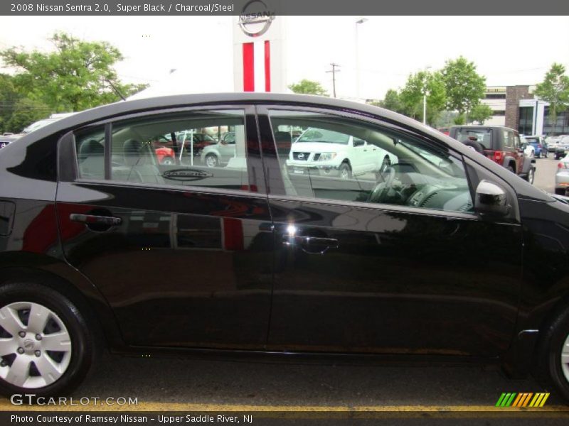 Super Black / Charcoal/Steel 2008 Nissan Sentra 2.0