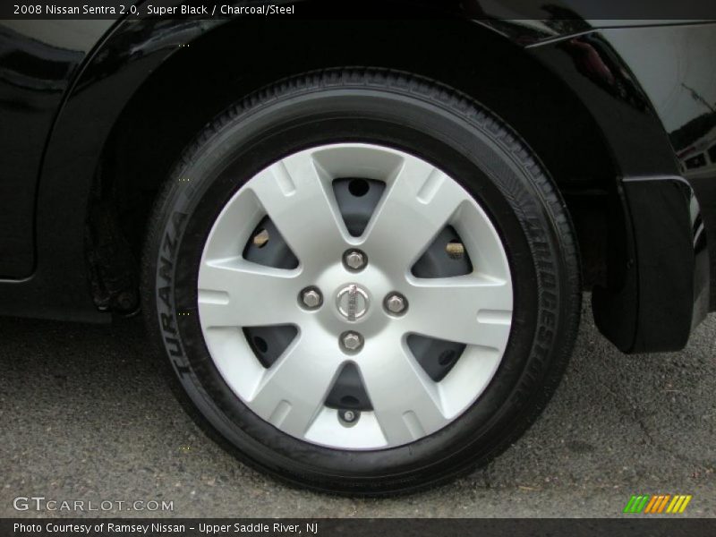 Super Black / Charcoal/Steel 2008 Nissan Sentra 2.0