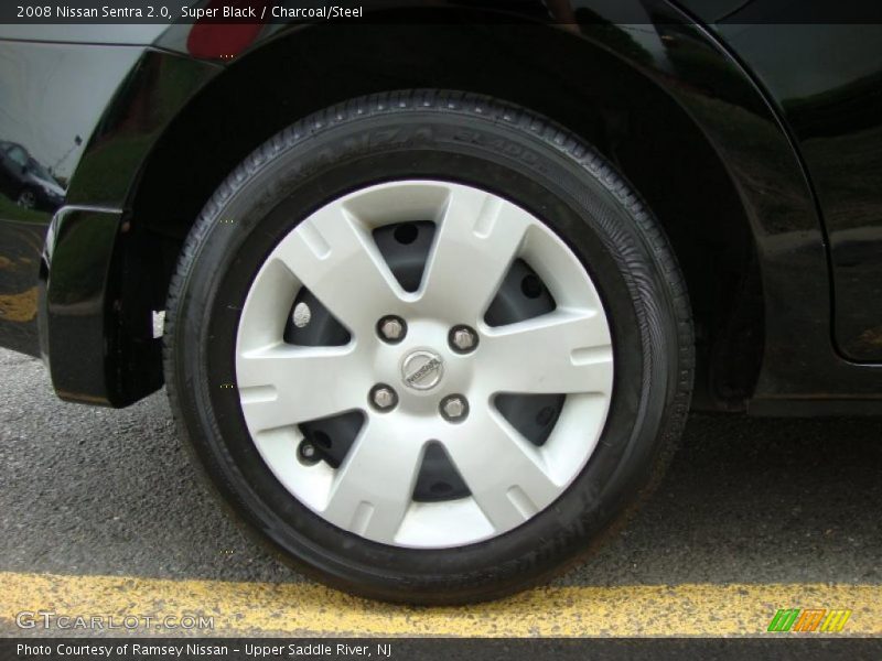 Super Black / Charcoal/Steel 2008 Nissan Sentra 2.0