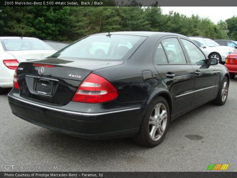 Black / Black 2005 Mercedes-Benz E 500 4Matic Sedan