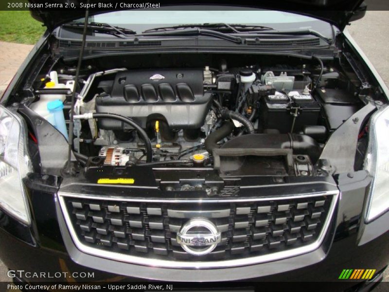 Super Black / Charcoal/Steel 2008 Nissan Sentra 2.0