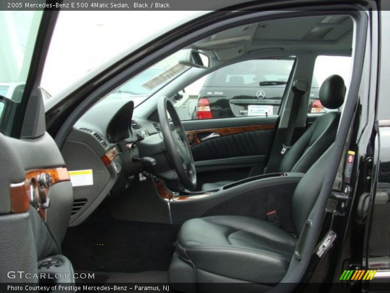 Black / Black 2005 Mercedes-Benz E 500 4Matic Sedan