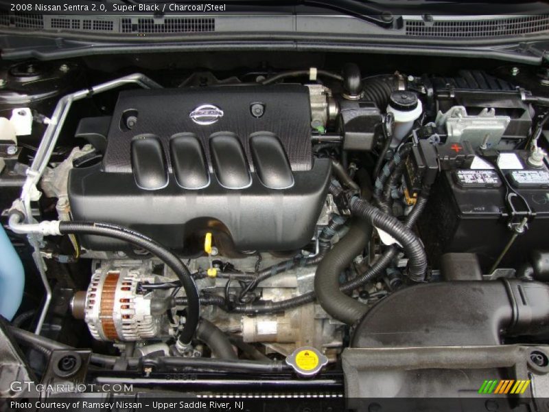Super Black / Charcoal/Steel 2008 Nissan Sentra 2.0