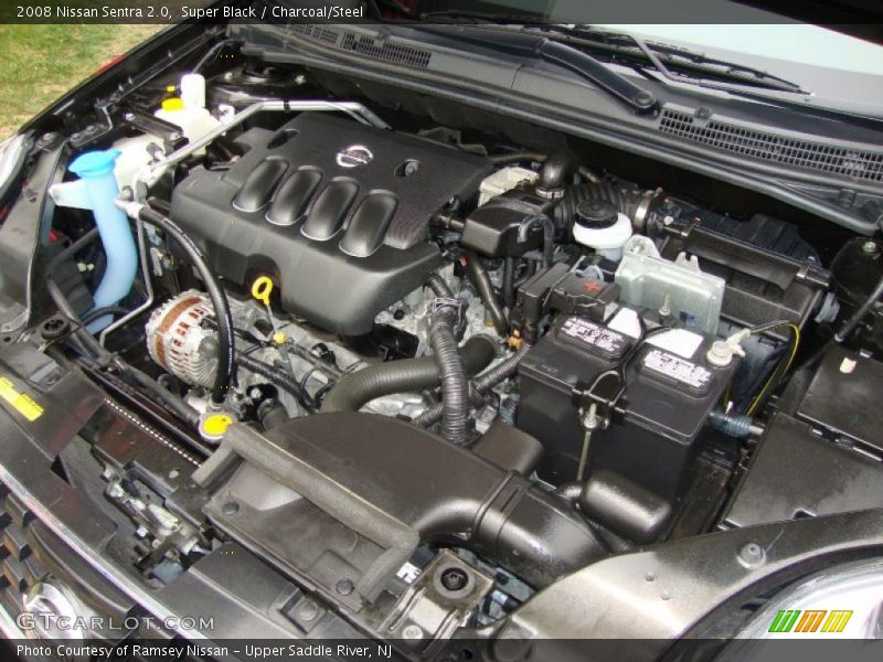 Super Black / Charcoal/Steel 2008 Nissan Sentra 2.0