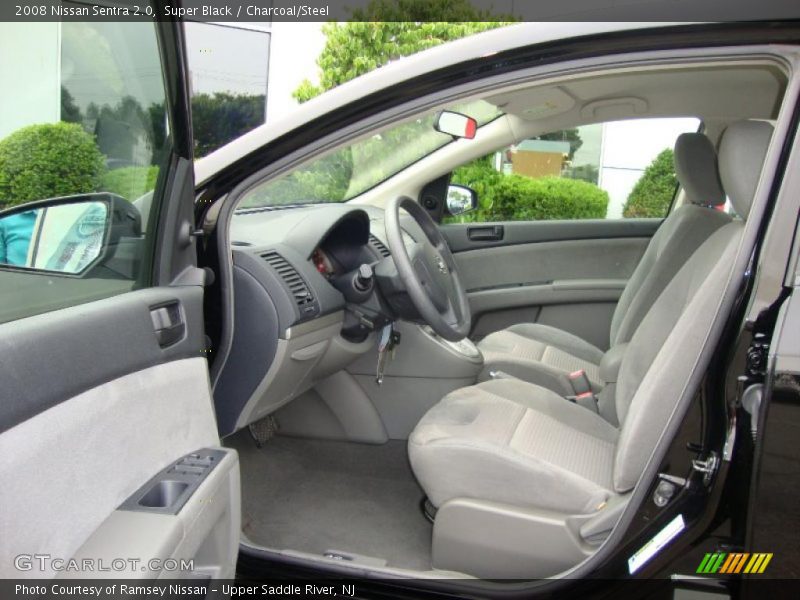 Super Black / Charcoal/Steel 2008 Nissan Sentra 2.0