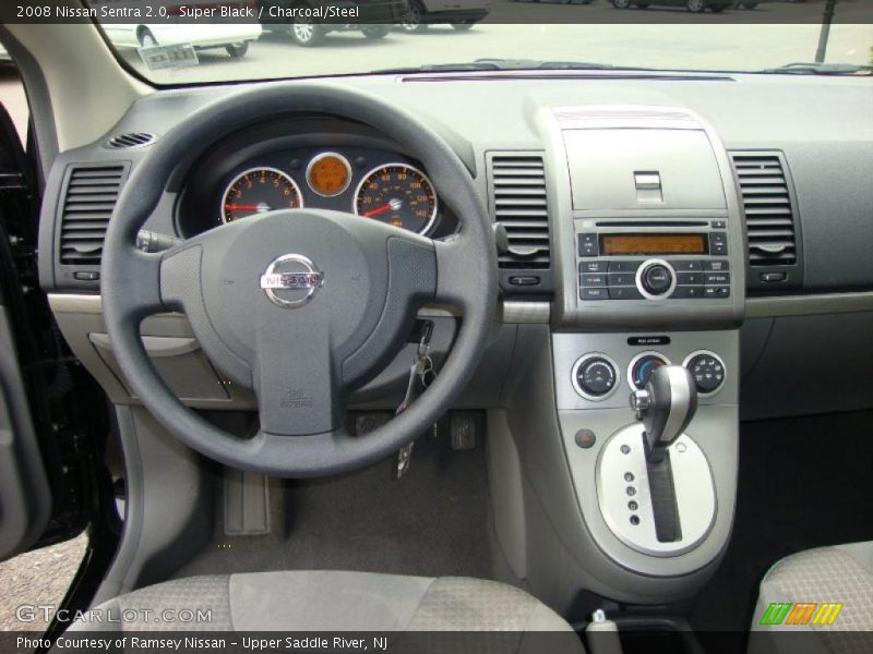 Super Black / Charcoal/Steel 2008 Nissan Sentra 2.0