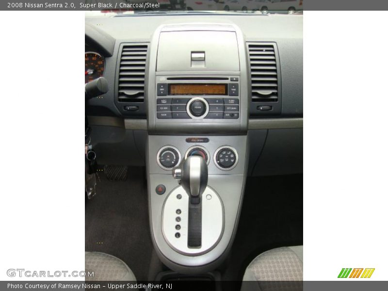 Super Black / Charcoal/Steel 2008 Nissan Sentra 2.0