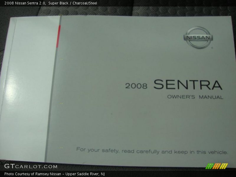 Super Black / Charcoal/Steel 2008 Nissan Sentra 2.0