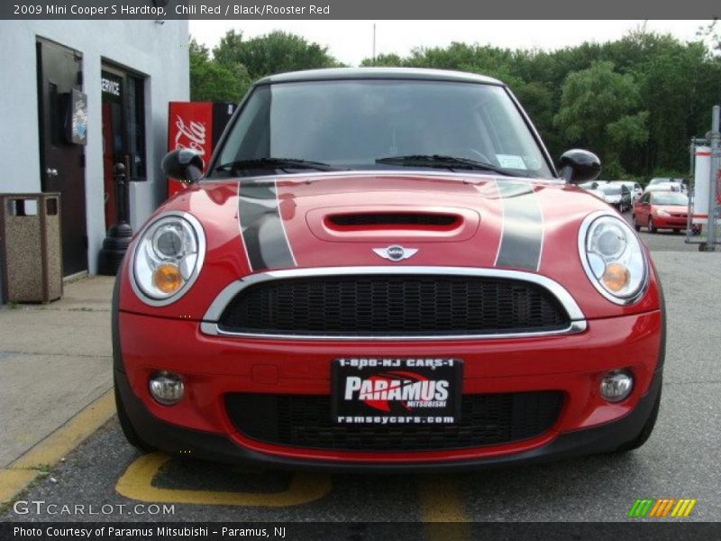 Chili Red / Black/Rooster Red 2009 Mini Cooper S Hardtop