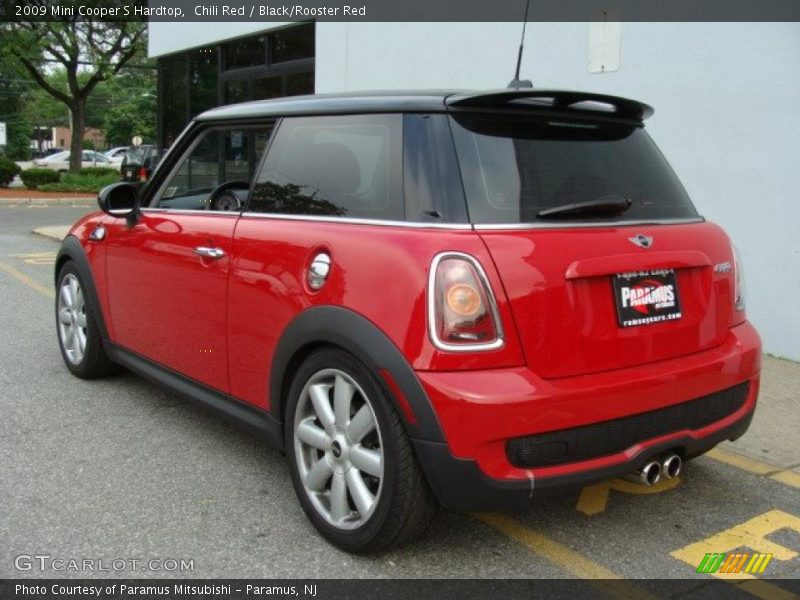 Chili Red / Black/Rooster Red 2009 Mini Cooper S Hardtop