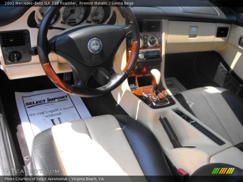 Firemist Metallic / Sienna Beige 2001 Mercedes-Benz SLK 320 Roadster