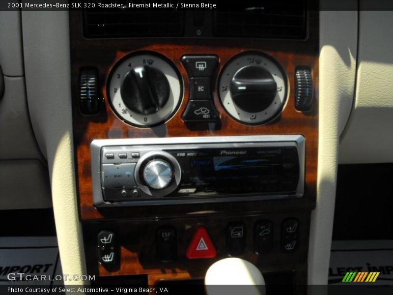Firemist Metallic / Sienna Beige 2001 Mercedes-Benz SLK 320 Roadster