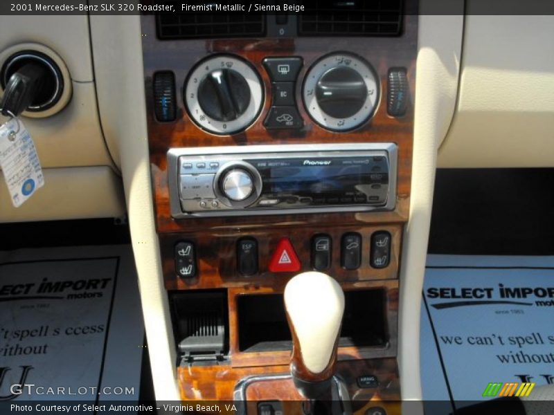 Firemist Metallic / Sienna Beige 2001 Mercedes-Benz SLK 320 Roadster