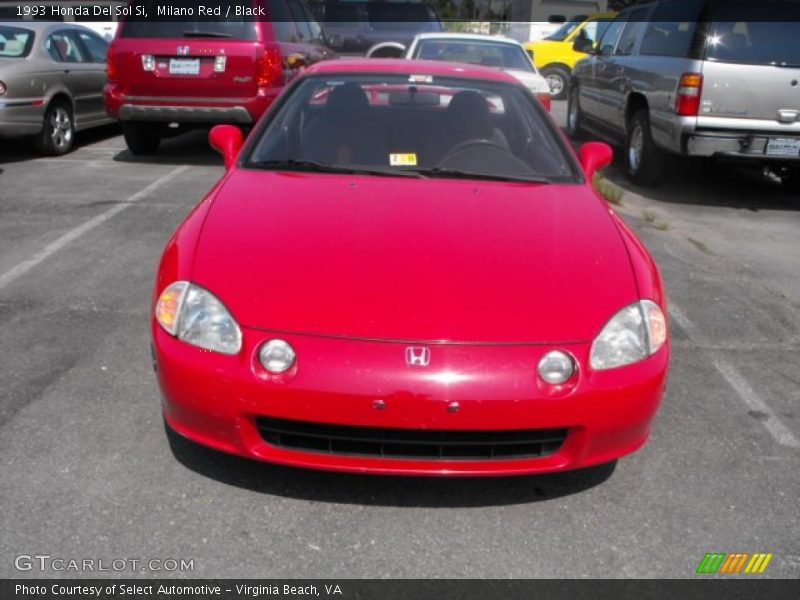 Milano Red / Black 1993 Honda Del Sol Si