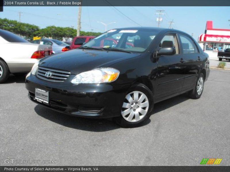 Black / Pebble Beige 2004 Toyota Corolla LE