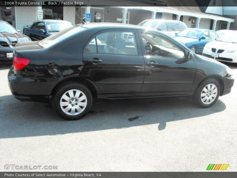 Black / Pebble Beige 2004 Toyota Corolla LE