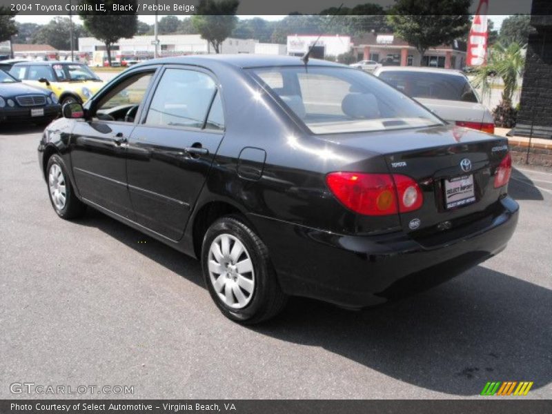 Black / Pebble Beige 2004 Toyota Corolla LE