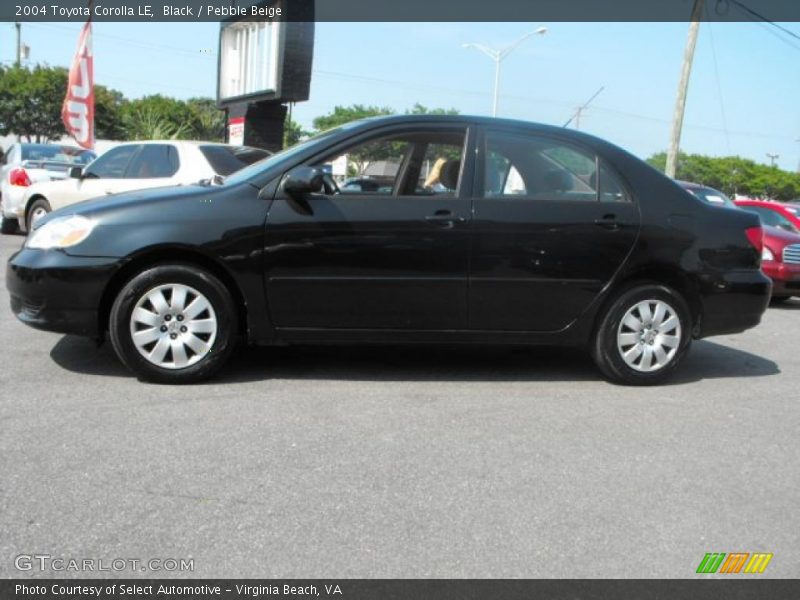 Black / Pebble Beige 2004 Toyota Corolla LE