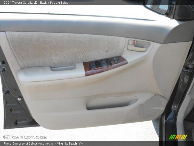 Black / Pebble Beige 2004 Toyota Corolla LE