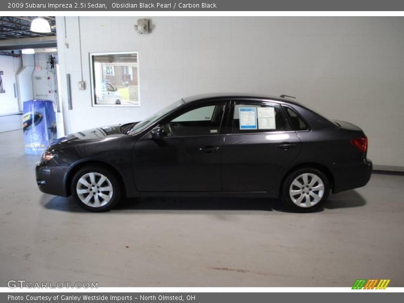 Obsidian Black Pearl / Carbon Black 2009 Subaru Impreza 2.5i Sedan
