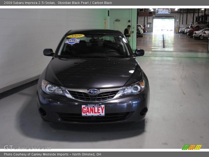 Obsidian Black Pearl / Carbon Black 2009 Subaru Impreza 2.5i Sedan