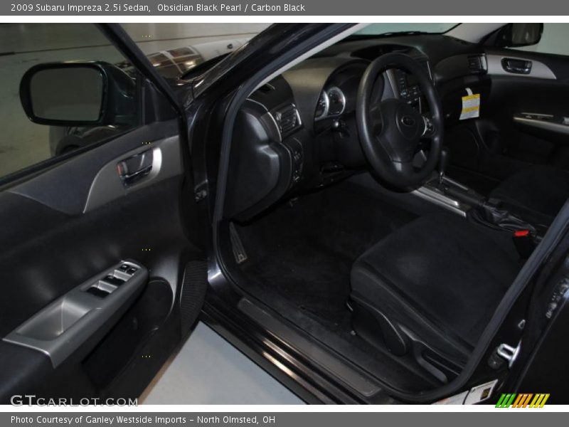 Obsidian Black Pearl / Carbon Black 2009 Subaru Impreza 2.5i Sedan