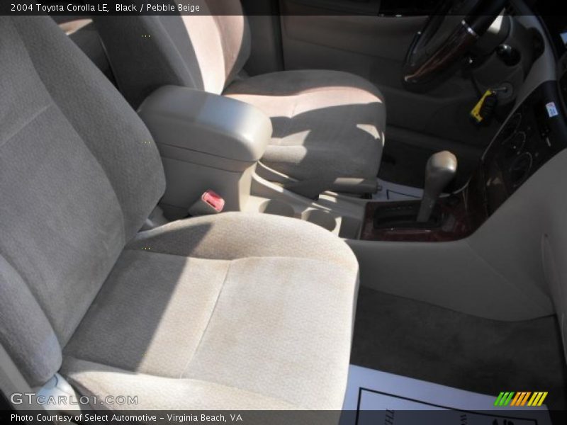 Black / Pebble Beige 2004 Toyota Corolla LE