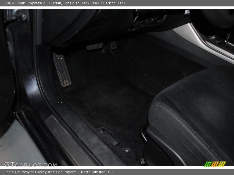 Obsidian Black Pearl / Carbon Black 2009 Subaru Impreza 2.5i Sedan