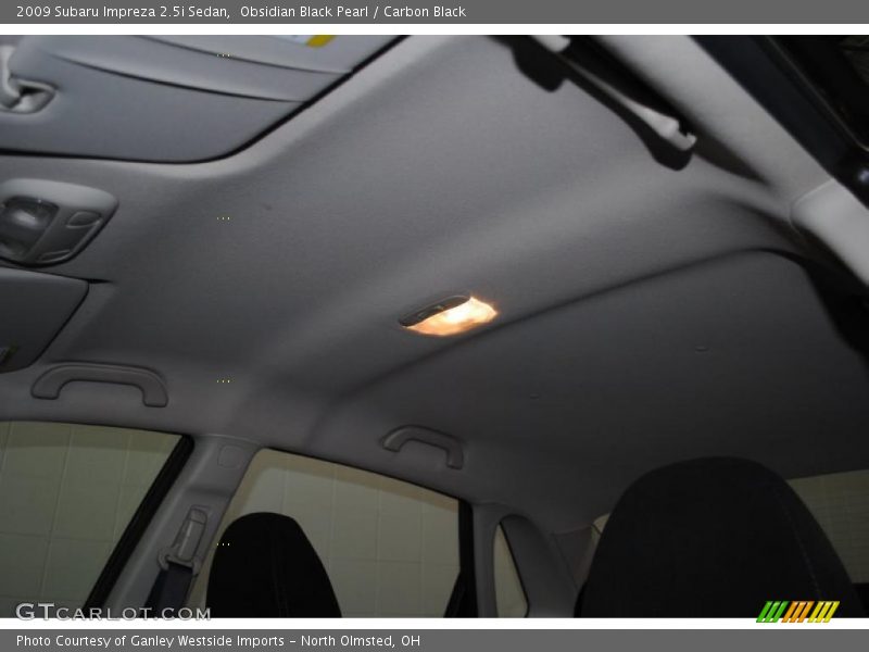 Obsidian Black Pearl / Carbon Black 2009 Subaru Impreza 2.5i Sedan
