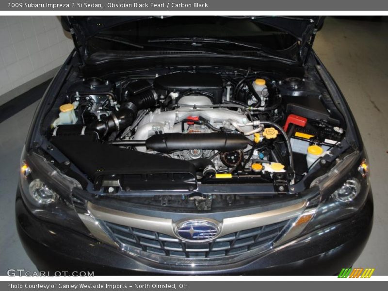 Obsidian Black Pearl / Carbon Black 2009 Subaru Impreza 2.5i Sedan