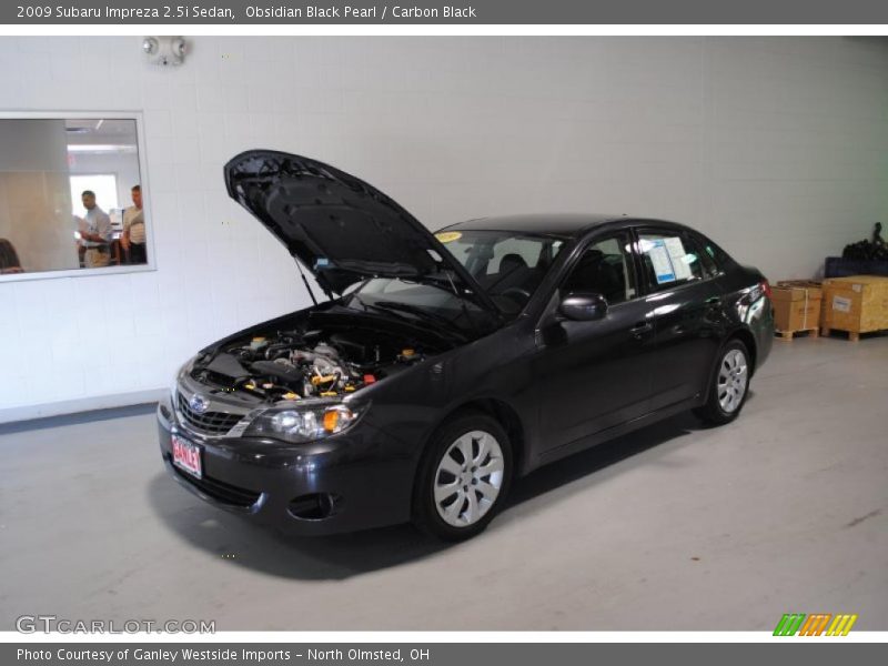 Obsidian Black Pearl / Carbon Black 2009 Subaru Impreza 2.5i Sedan