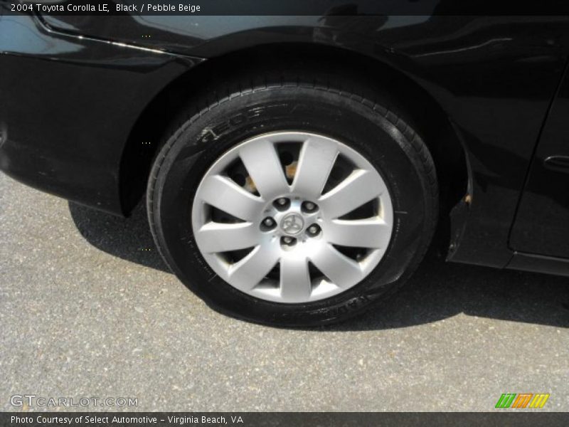 Black / Pebble Beige 2004 Toyota Corolla LE