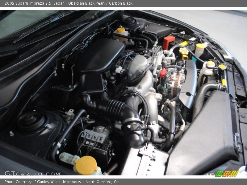 Obsidian Black Pearl / Carbon Black 2009 Subaru Impreza 2.5i Sedan