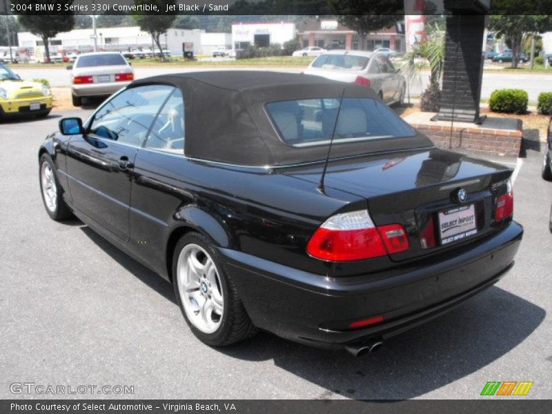 Jet Black / Sand 2004 BMW 3 Series 330i Convertible