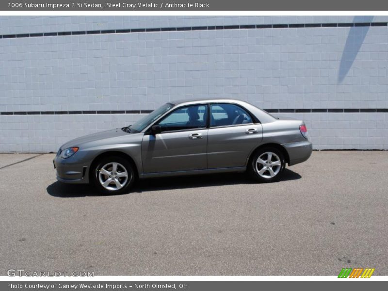 Steel Gray Metallic / Anthracite Black 2006 Subaru Impreza 2.5i Sedan