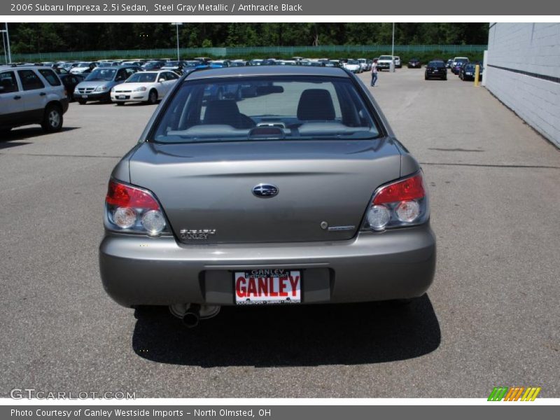 Steel Gray Metallic / Anthracite Black 2006 Subaru Impreza 2.5i Sedan