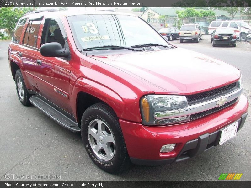 Majestic Red Metallic / Medium Pewter 2003 Chevrolet TrailBlazer LT 4x4