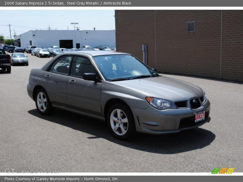 Steel Gray Metallic / Anthracite Black 2006 Subaru Impreza 2.5i Sedan