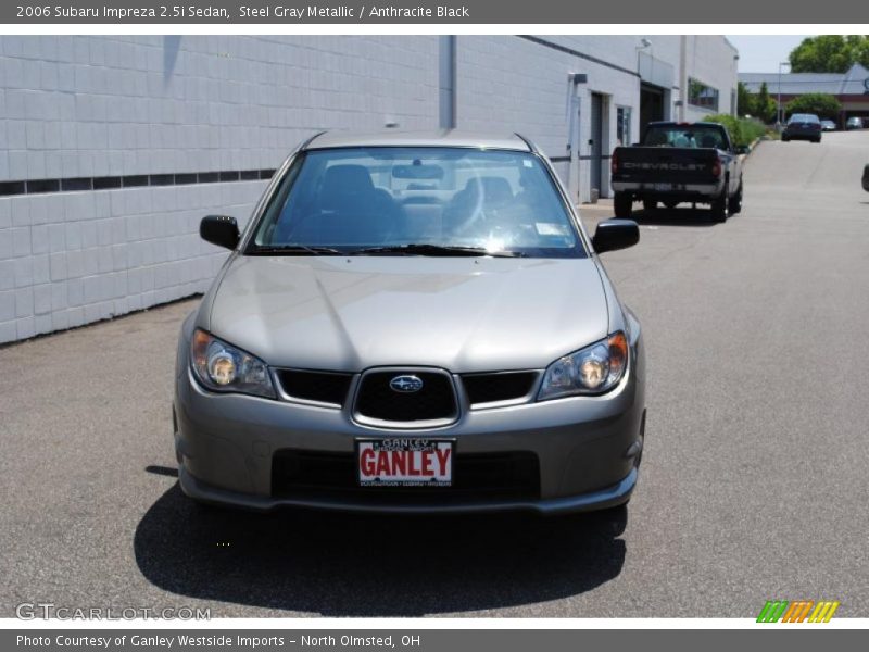 Steel Gray Metallic / Anthracite Black 2006 Subaru Impreza 2.5i Sedan