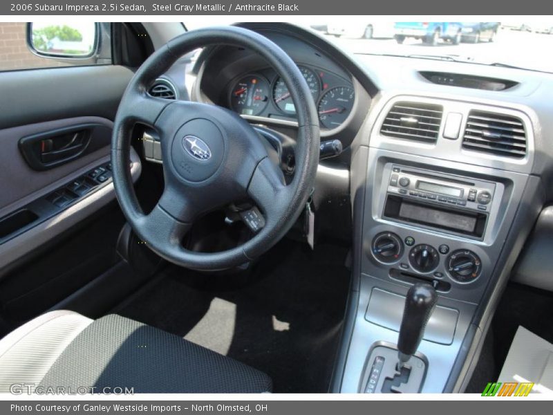 Steel Gray Metallic / Anthracite Black 2006 Subaru Impreza 2.5i Sedan