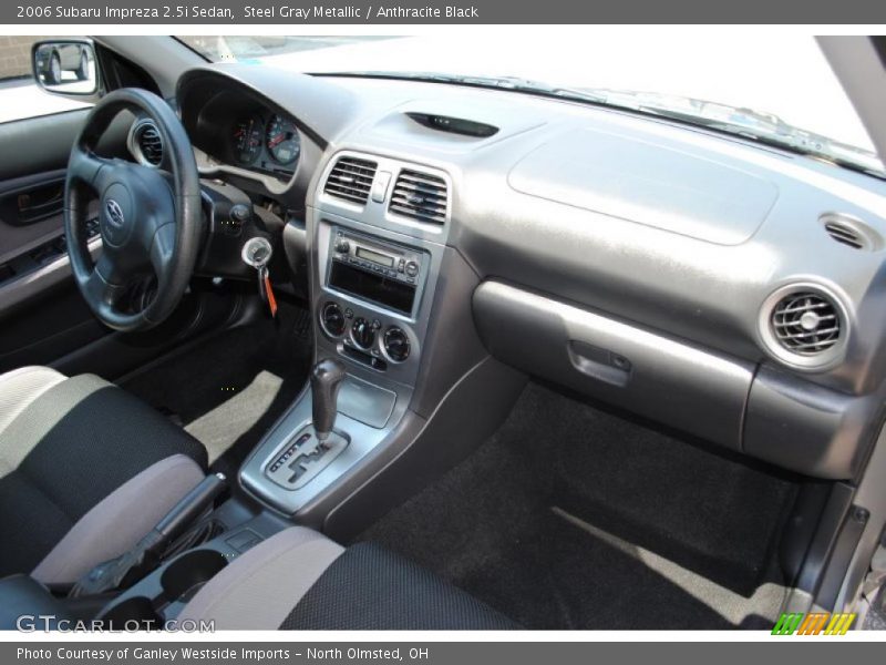 Steel Gray Metallic / Anthracite Black 2006 Subaru Impreza 2.5i Sedan