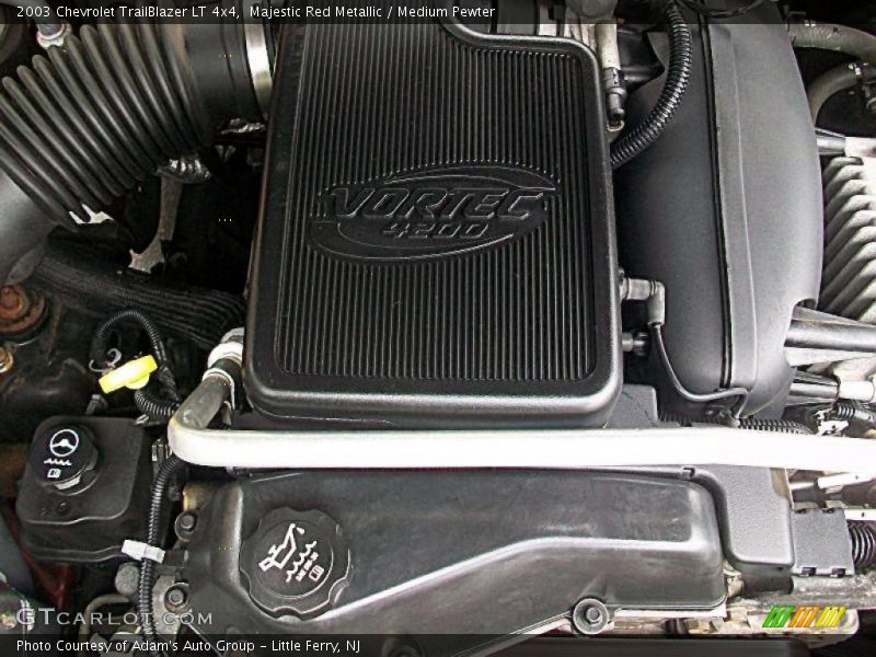 Majestic Red Metallic / Medium Pewter 2003 Chevrolet TrailBlazer LT 4x4