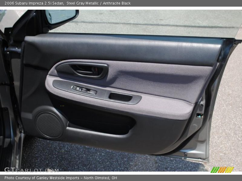 Steel Gray Metallic / Anthracite Black 2006 Subaru Impreza 2.5i Sedan