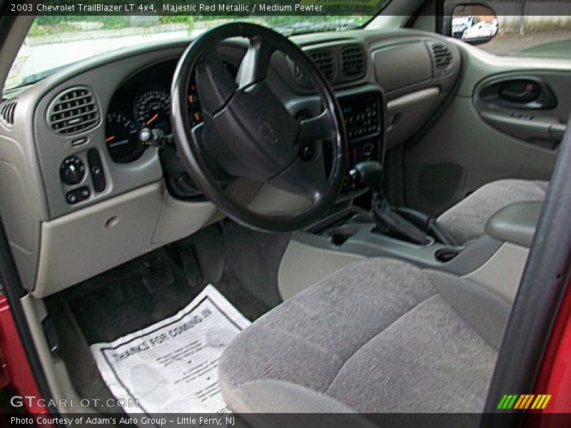 Majestic Red Metallic / Medium Pewter 2003 Chevrolet TrailBlazer LT 4x4