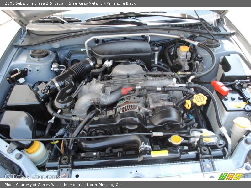Steel Gray Metallic / Anthracite Black 2006 Subaru Impreza 2.5i Sedan
