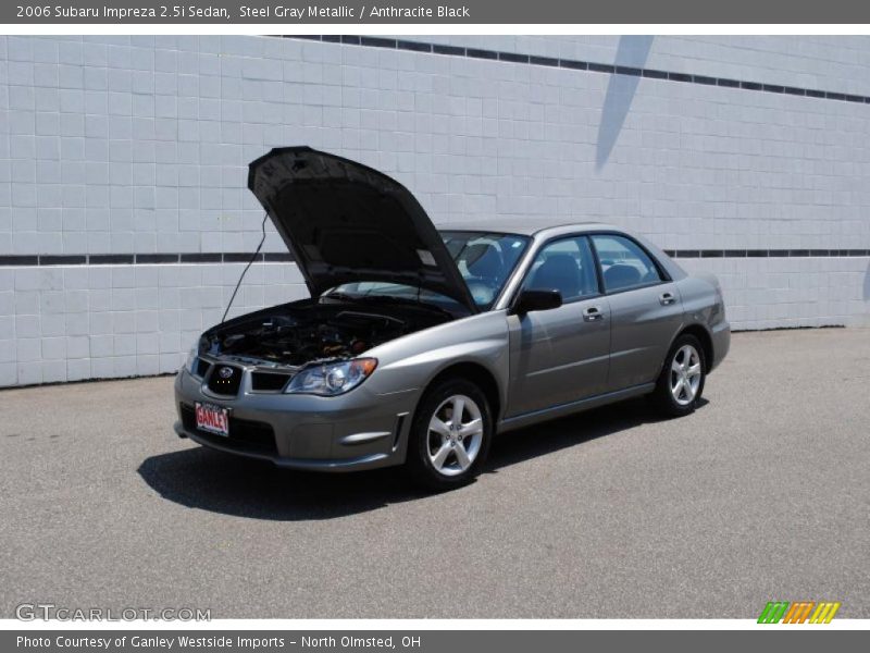 Steel Gray Metallic / Anthracite Black 2006 Subaru Impreza 2.5i Sedan